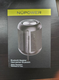 NUPOWER Portable Bluetooth Speaker Black