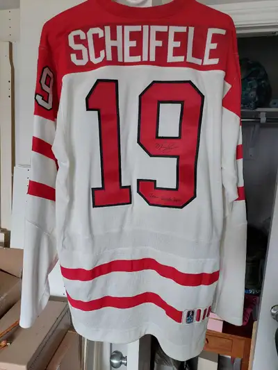 Mark Scheifele Autographed WJC Jersey, View more