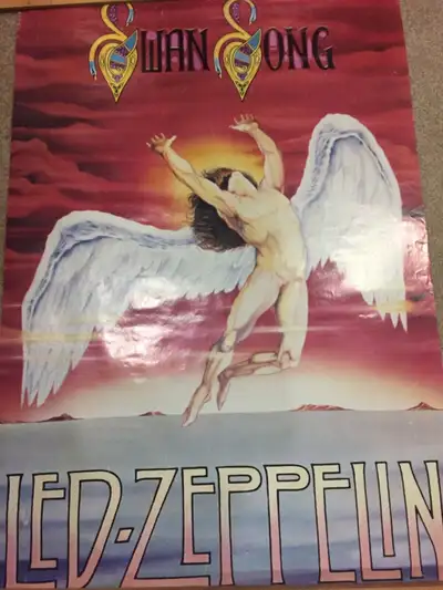 For sale I have my vintage Rock poster collection 1986 original Led Zeppelin $80 1985 original Ozzy...