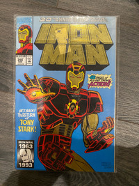 Marvel Comics Iron Man 290 30th Anniversary Gold Foil Disney l
