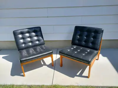 2 Ole Gjerlov-Knudsen Teak Chairs MCM, View more