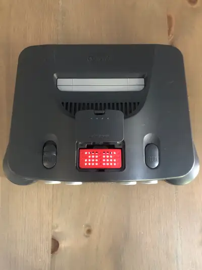 Nintendo N64 console with Red Top RAM expansion Pak, View more