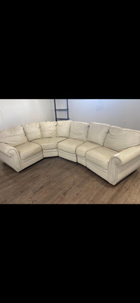 Leather Sectional sofa