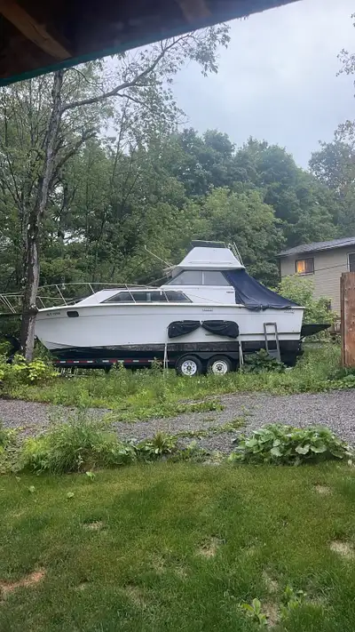 J'ai un bateau à vendre, idéal pour les longues journées sur l'eau. Ce bateau de croisière offre con...