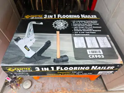 Craftex CX Series CX903 3 In 1 Flooring Nailer Hard Plastic Case, View more