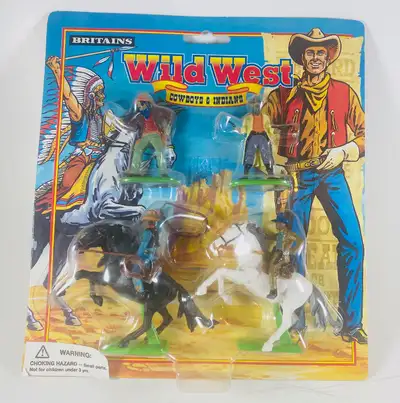 SELLING: Britains WILD WEST 7506 Toy Soldiers Set (New on card) I have for sale a new on card Britai...