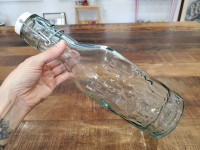 Vintage Glass ABSOLUTELY PURE MILK Bottle - 1 Quart