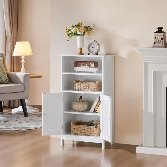 Double door Bathroom Floor Cabinet, Free Standing Cabinet in Bathwares in Markham / York Region - Image 7