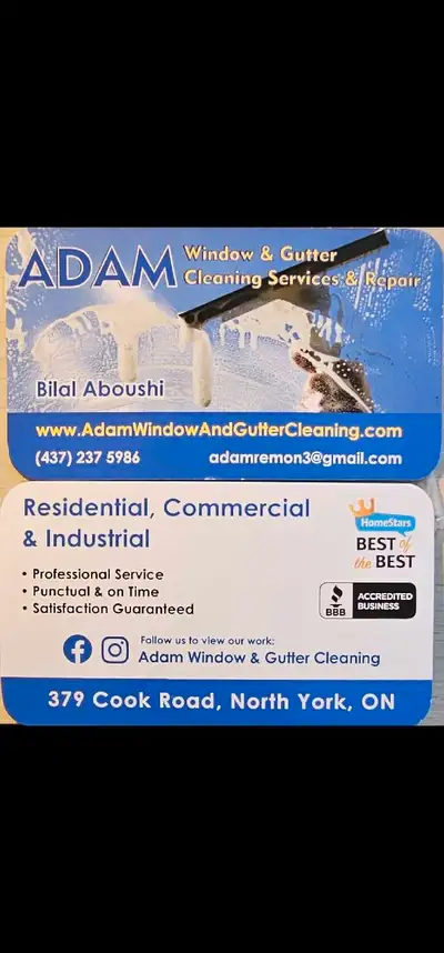 window and gutter cleaning service and repair, View more