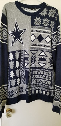 Dallas Cowboys Christmas Sweater - X-Large