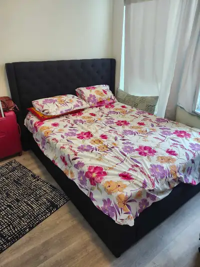 Queen Storage Bed Frame and Mattress , View more
