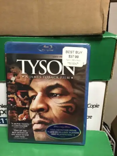 Blu ray brand new Tyson A James Toback Film Best documentary on Mike Tyson especially about what he...