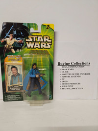 Star Wars 3.75 POTJ Lando Calrissian figure 