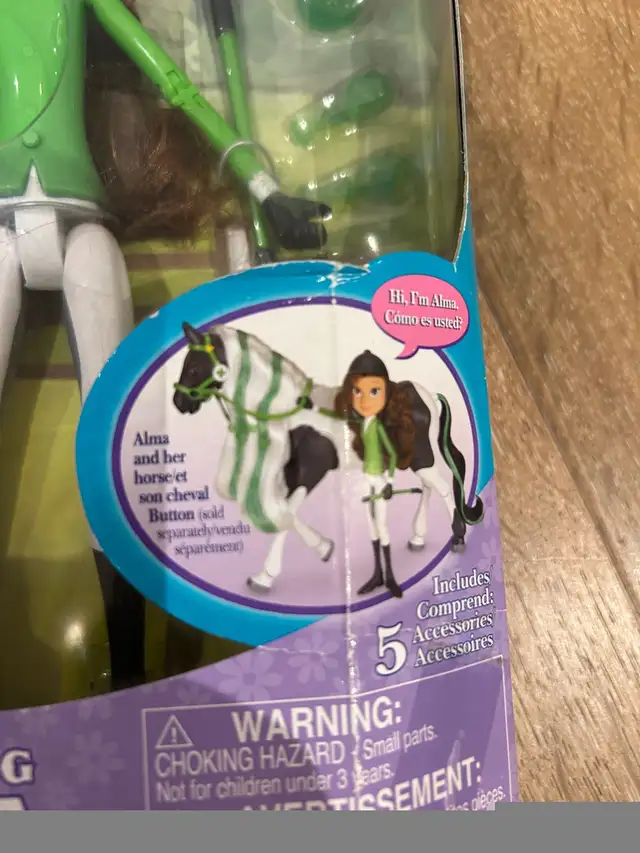 Horseland Talking Alma doll- NIB in Toys & Games in Winnipeg - Image 3