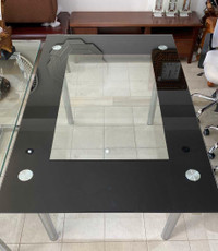 Glass Top Dining Table :63 big Size price drop