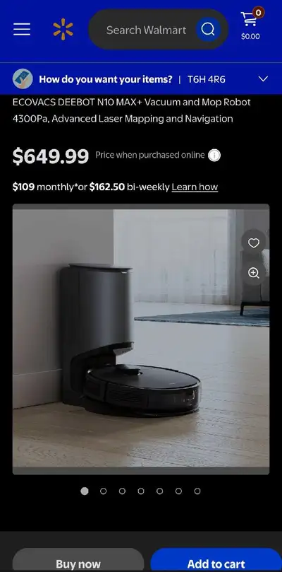 ECOVACS vacuum robot, View more