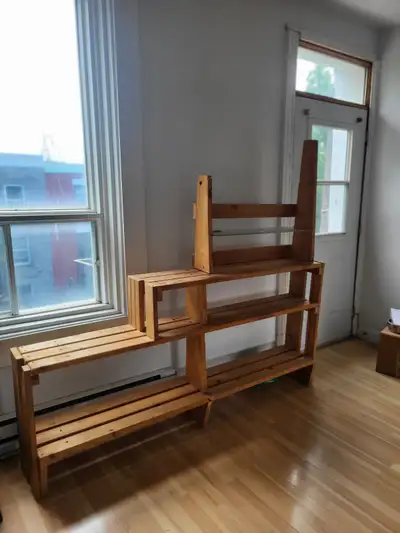 BIBLIOTHÈQUE EN BOIS DIY, View more