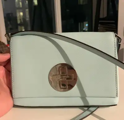 Kate spade ♠️ blue sling crossbody bag, View more