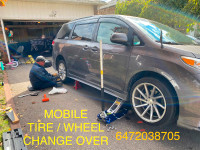 Tire Swap by Lic Technician! On-Site Mobile at your Location!