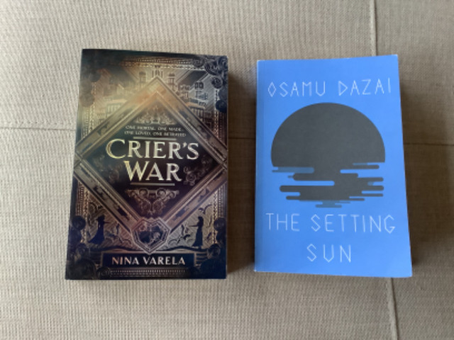 Brand new Crier’s War and The Setting Sun in Children & Young Adult in Vernon