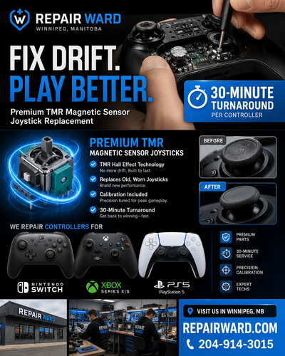 Revitalize your gaming experience with RepairWard.com, your go-to destination for video game control...