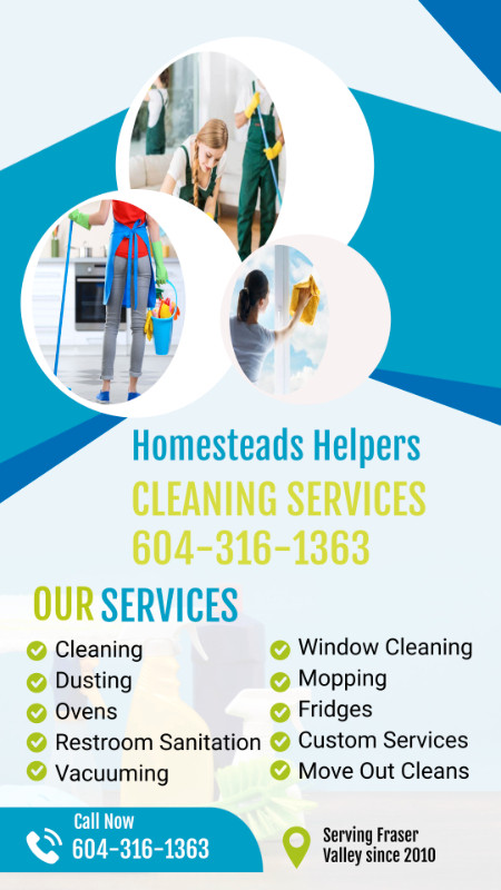 Need A Cleaner? in Cleaners & Cleaning in Abbotsford