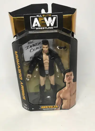 4 AEW Wrestling Figures Guevara Young Bucks Pac, View more