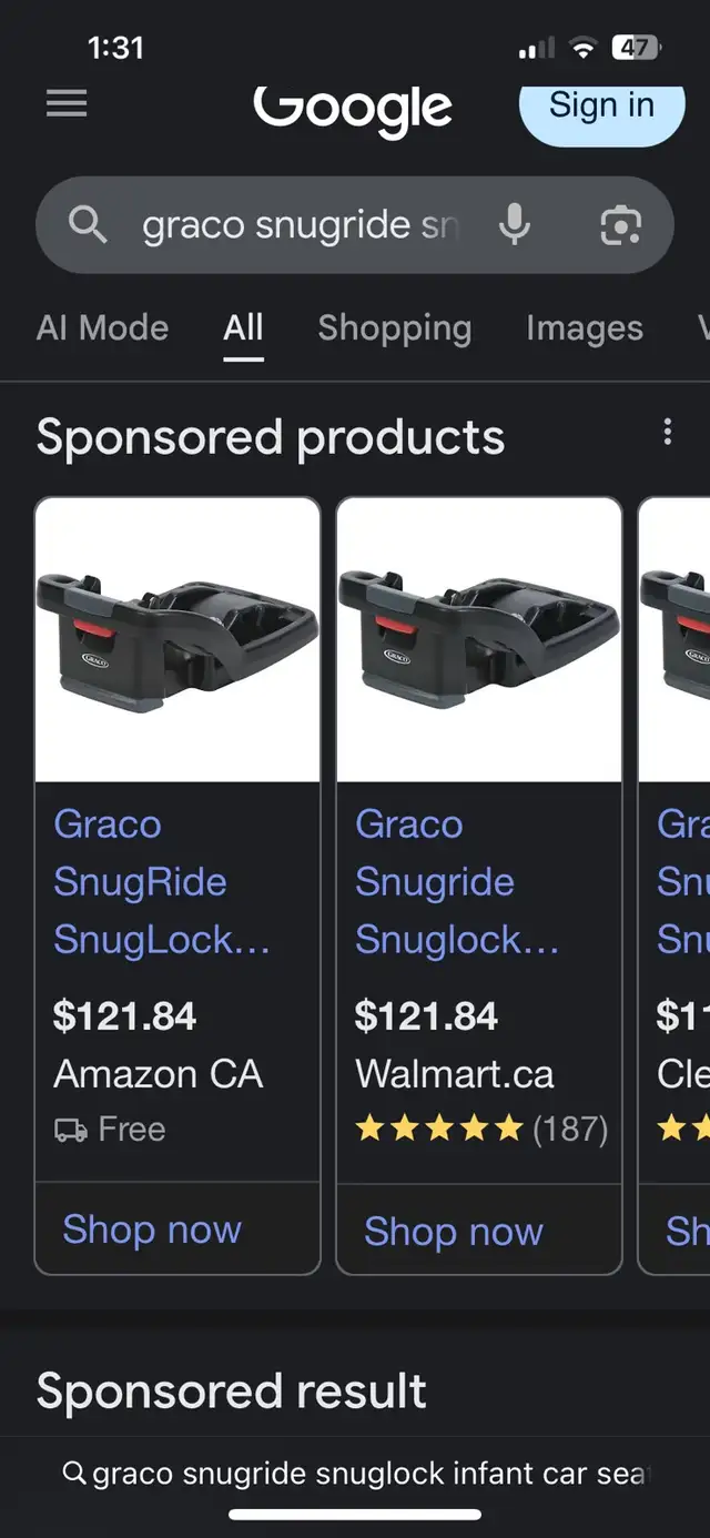 Graco infant car seat base in Strollers, Carriers & Car Seats in Hamilton - Image 3