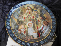 Vintage Knowles Collector Plate," The Angels' Vigil"