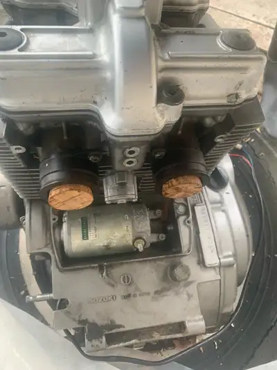 GS500f 2003 engine parts with spare rear rim got a new bike so no longer need parts