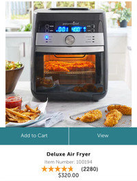 Pampered Chef Air Fryer