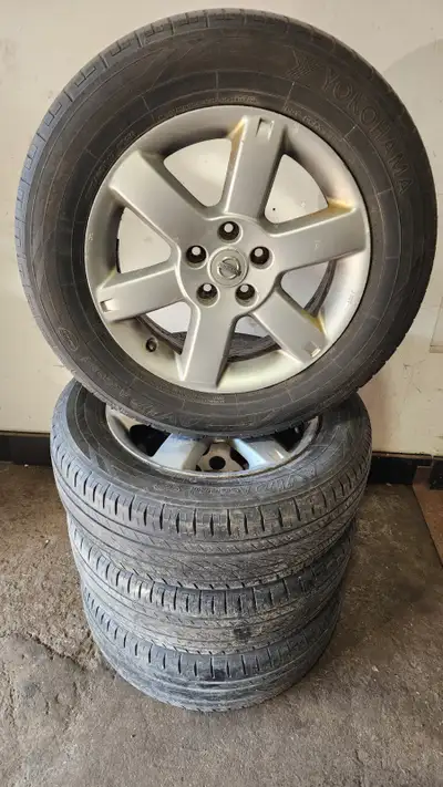 225 / 65 / 17 All Season Tires & Alloy Rims Please check the rims specification if it fit your vehic...