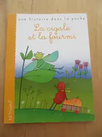 Livre neuf pour enfants: La cigale et la fourmi (b23)
