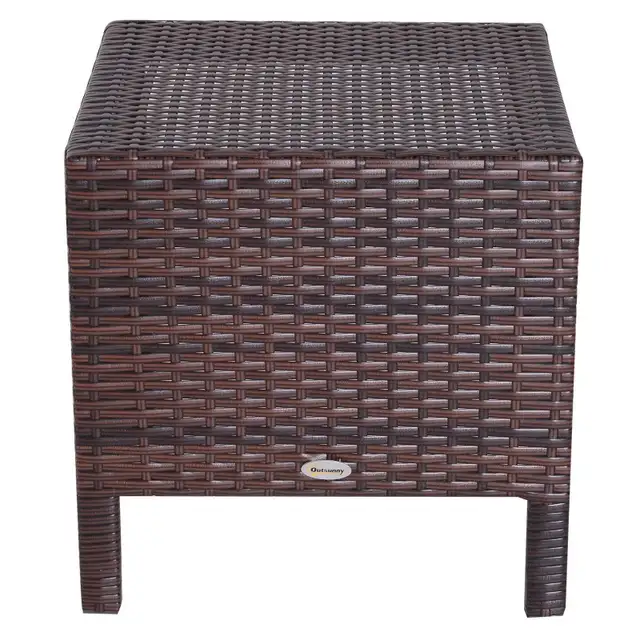 Set of 3 Wicker Nesting Tables Patio Rattan Snack End Side Table in Coffee Tables in Markham / York Region - Image 7