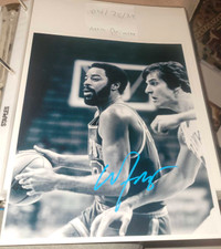 Walt Frazier signed 8x10 photo HOF Knicks Basketball