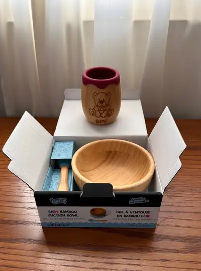 Baby Bamboo Bowl, Spoon and Cut set, View more