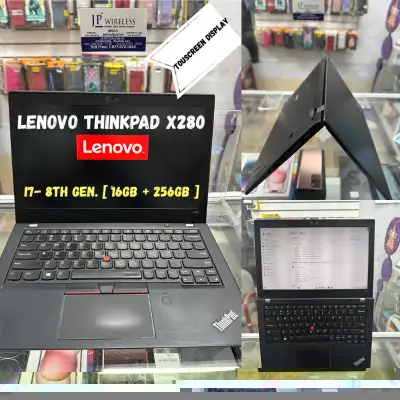 Lenovo Thinkpad X280 | Touch Screen | 12.5'  | 16GB + 256GB, View more