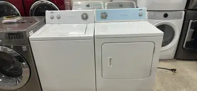 Estate 27" inch top load washer dryer set, View more