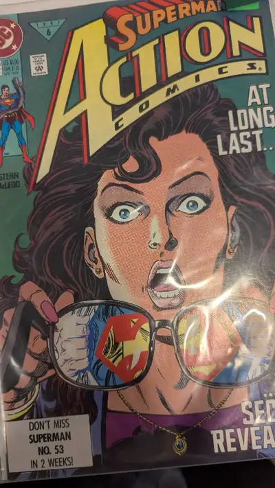 Selling a 1991 Superman Action Comics Issue #6, a must-have for any comic book enthusiast, featuring...