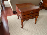Ethan Allen Solid Cherry end tables