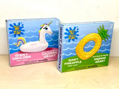 Pineapple and Unicorn Pool Inflatables, View more