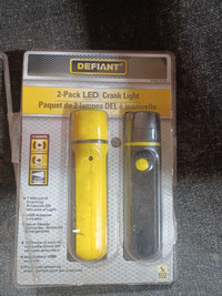 Defiant Crank or Rechargeable Led lights