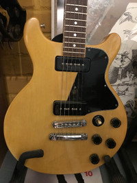 Gibson Les Paul double cutaway yellow TV 1977