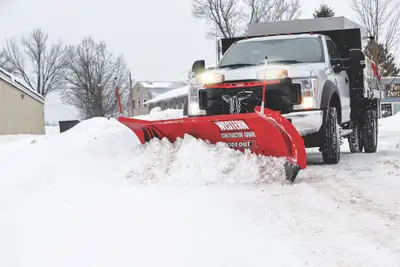 COMMERCIAL SNOW PLOWING & SALTING SERVICES | SEASONAL CONTRACTS, View more
