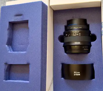 Zeiss Milvus 50mm F2M ZF.2 (True Makro) Lens (for Nikon F) MINT, View more