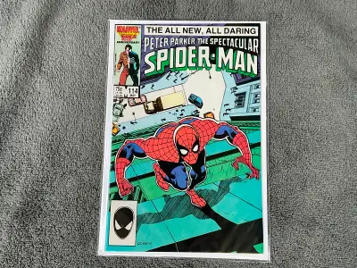 Spectacular Spider-Man #114 (1986) Comic Book NM, View more