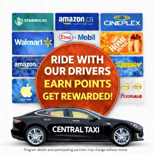 Ride with us Taxi App & collect points in Rideshare in Belleville - Image 3