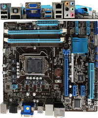 Asus P8H61-M PRO Micro-ATX Desktop Motherboard with I/O Shield