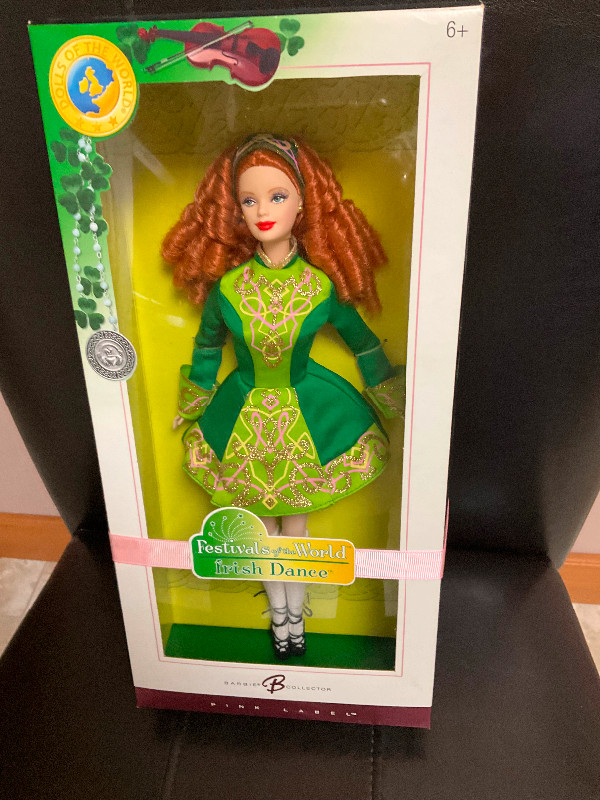 Festivals of the World-Irish Dance Barbie in Arts & Collectibles in Woodstock - Image 2