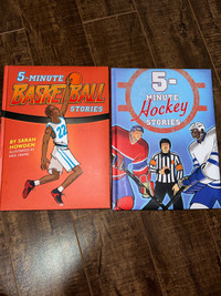 5 minute stories- basketball and hockey 